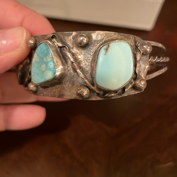 Native American style bracelet Vintage Silver - Picture 3 of 6